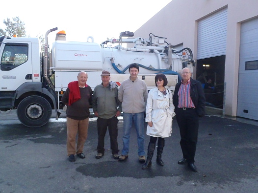 RPB visite la station Veolia à  Beaucaire