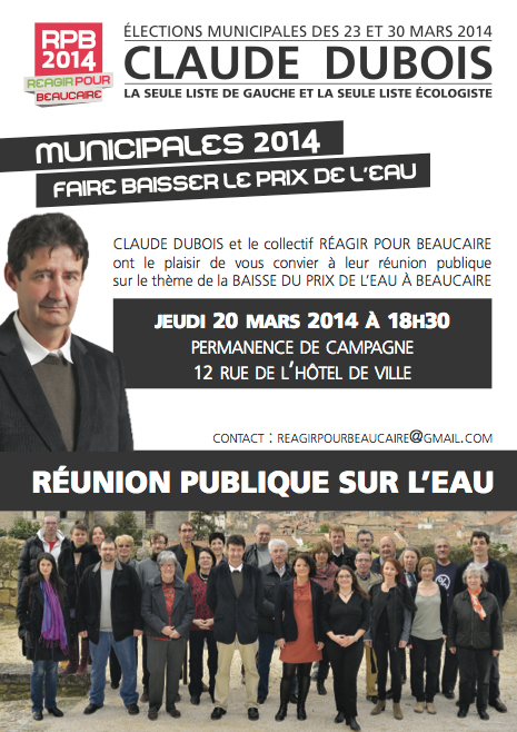 reagir-pour-beaucaire-réunion-prix-eau